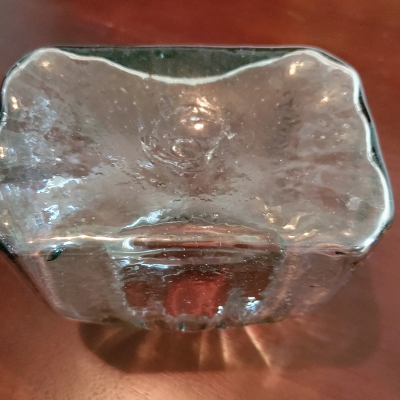 Vintage decanter w/mercury glass top - Picture 5 of 11